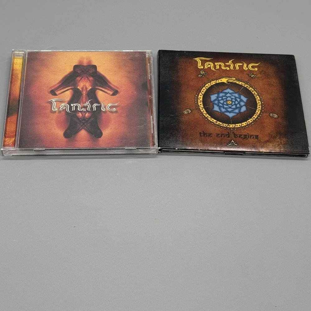 Tantric 2 CD Lot Self Titled Album And The End Begins Metal Rock